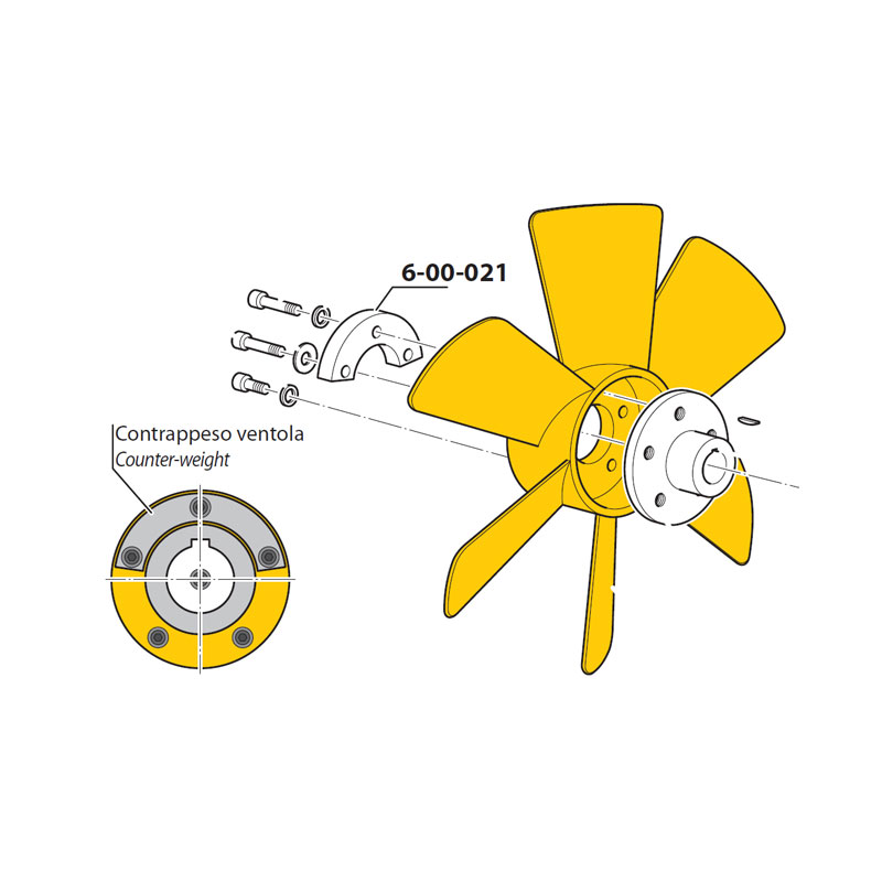 Coltri MCH6 Counterweight