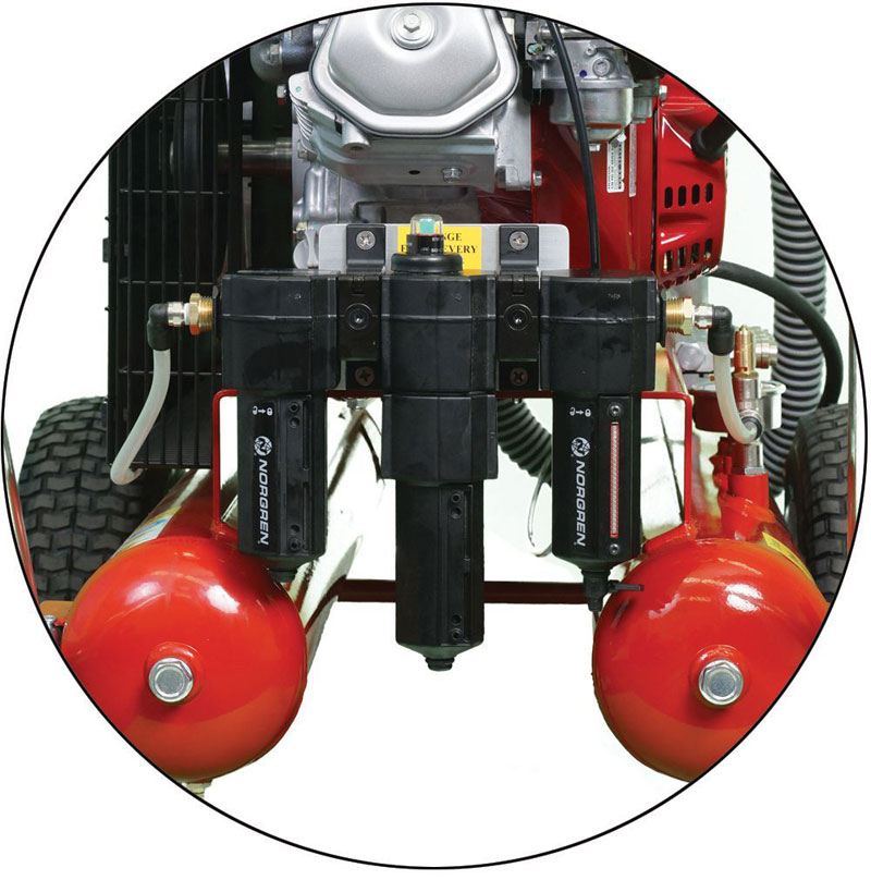 Nomad Low Pressure Diesel Powered Compressor | Nuvair