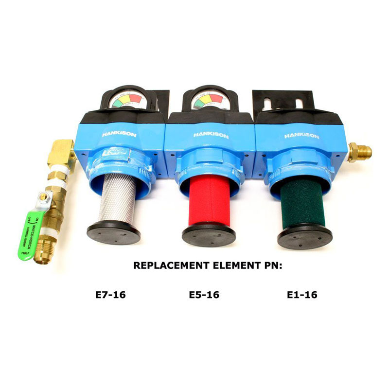 Three Stage SPX Hankison HF 16 Series Filter Package | Nuvair