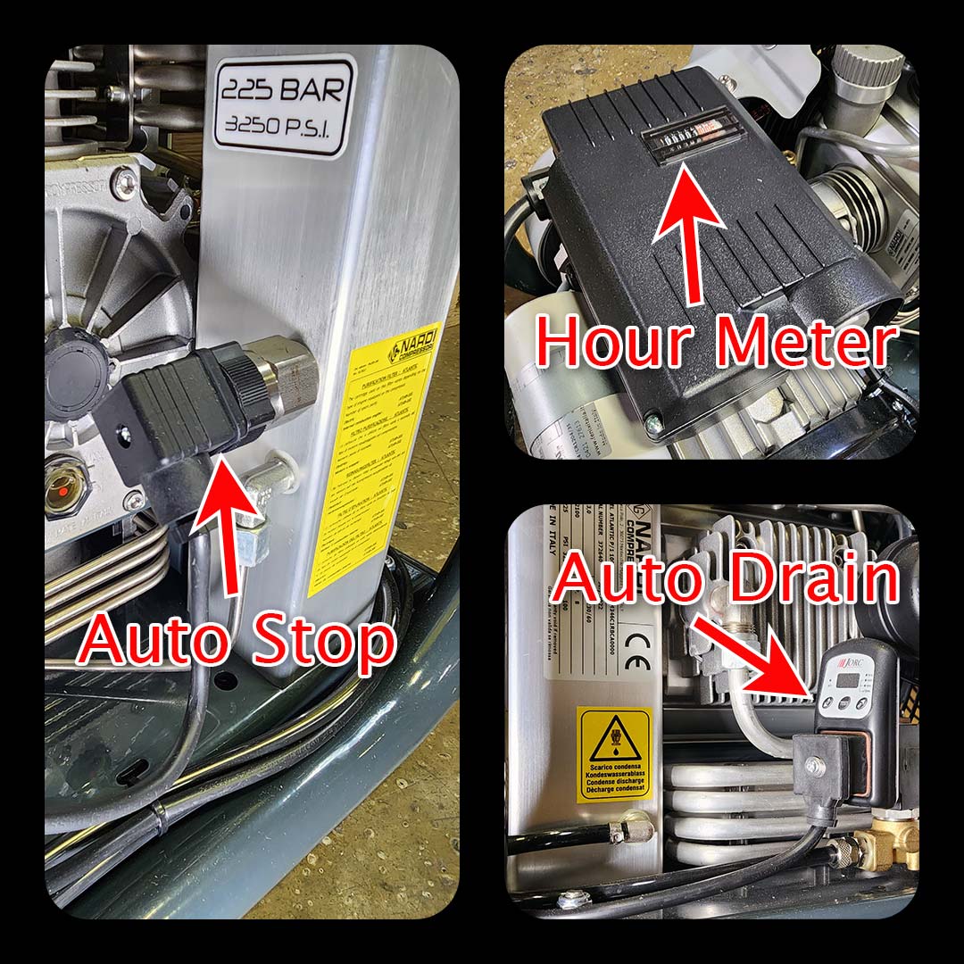 Nardi Atlantic G 100 · 6hp Robin-Subaru Gas · 3.5 CFM · 4700 +