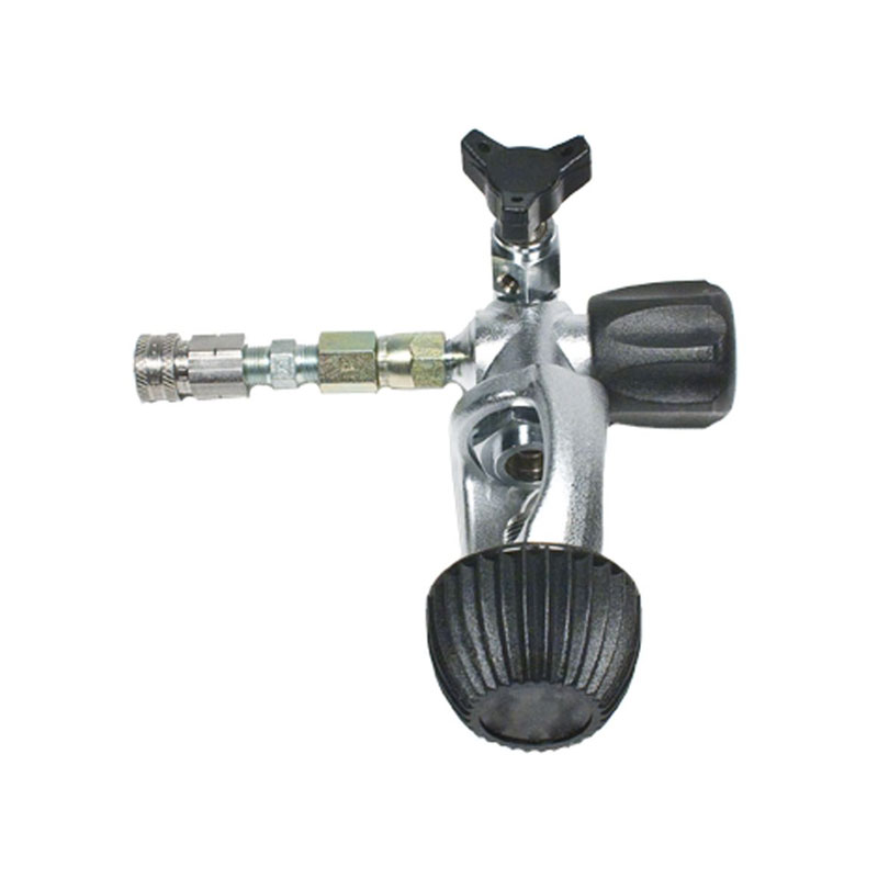 Valved Scuba Cylinder to Paintball Tank Transfer Adapter