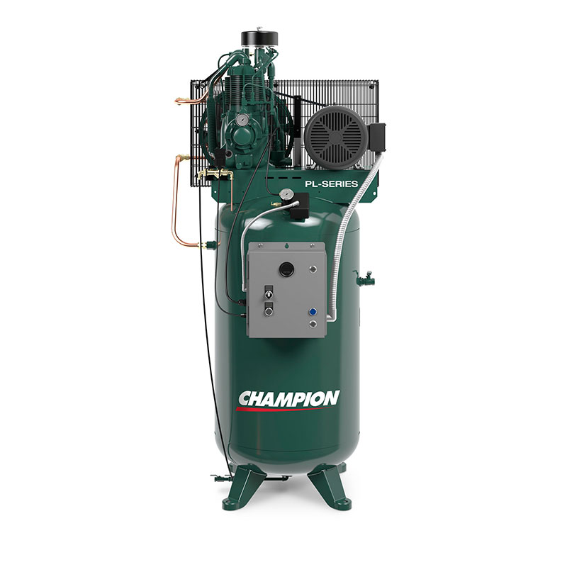 Champion® PL-Series 7.5–15 hp Reciprocating Compressors | Nuvair
