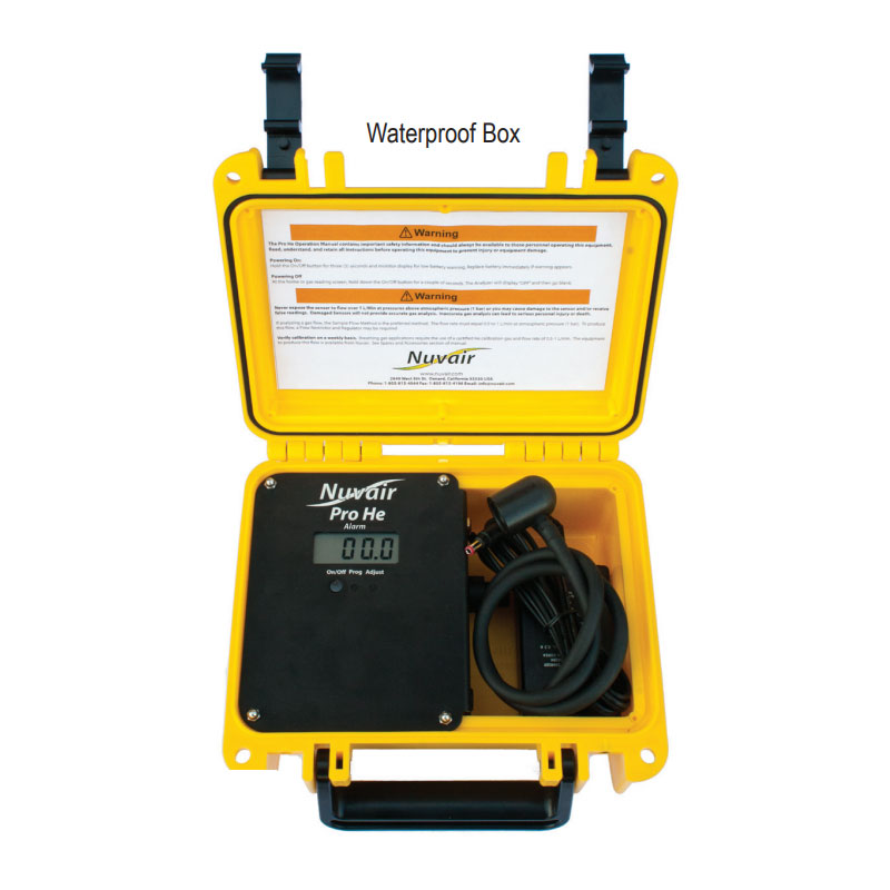 Pro He Alarm Analyzer - Case Mounted
