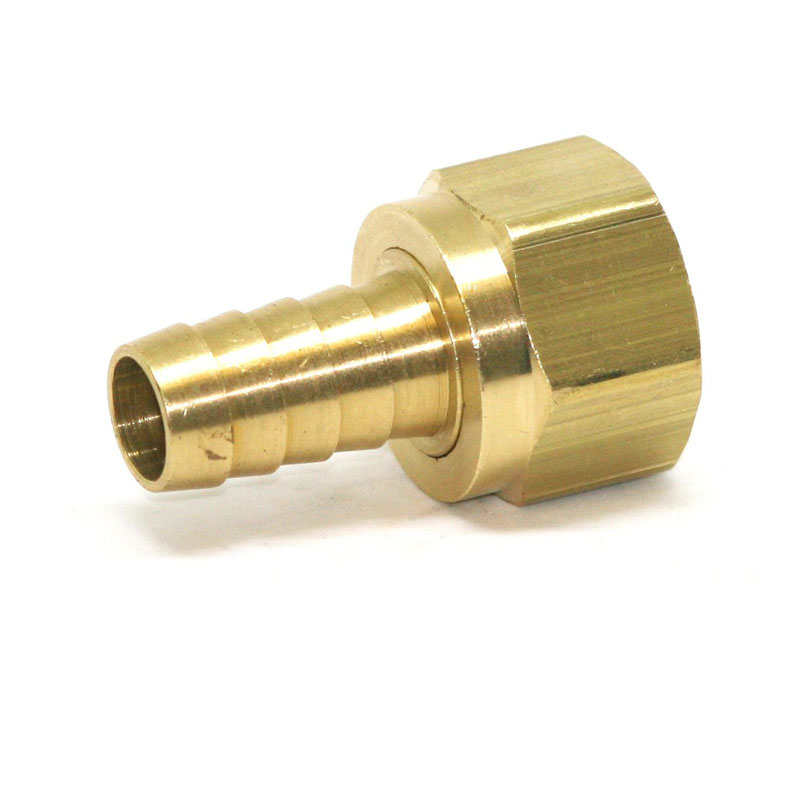 Brass #10 Female SAE Swivel x 1/2