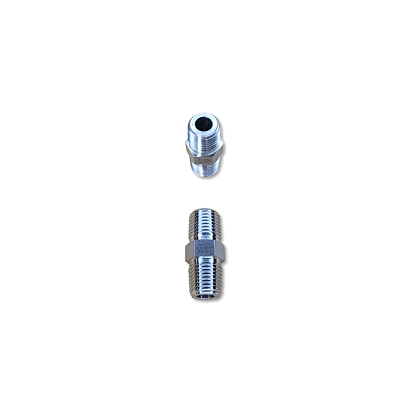 1/4" x 1/4" Hex Nipple MNPT Stainless · Oxygen Service